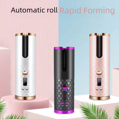 Portable USB Rechargeable Automatic Hair Curler (Mini)
