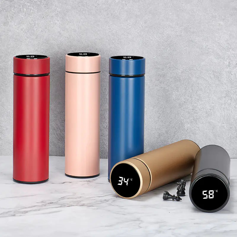 LED Smart Temperature Control Insulated Mug - Logo Print