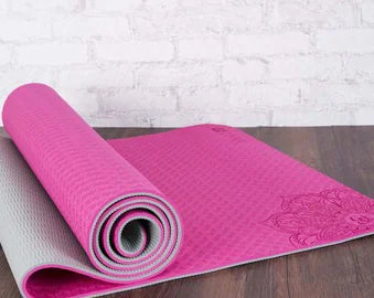 Double Layer Yoga Mat for Fitness and Exercise
