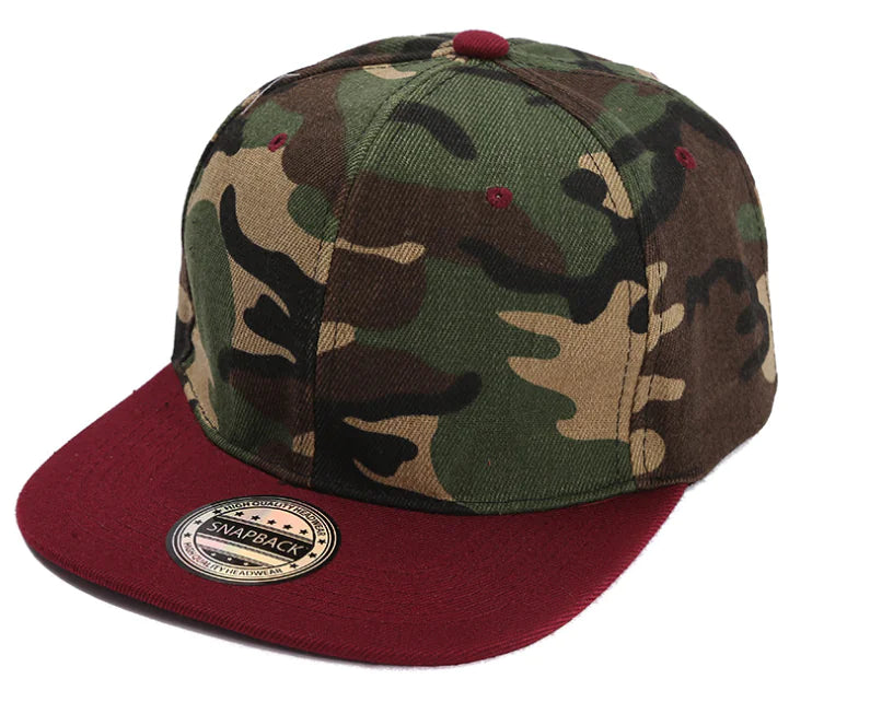Camouflage Adult Duckbill Cap